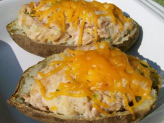 Cheesy Tuna-Stuffed Potatoes