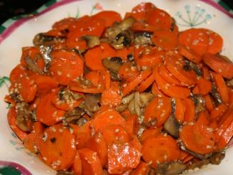 Sesame, Carrots and Mushrooms