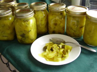 Chopped Cucumber Mustard Pickles
