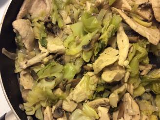 Chicken and Cabbage Saute