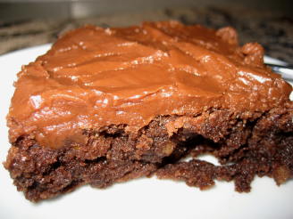 Thick and Chewy Fudge Brownies