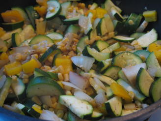 Easy and Good Zucchini and Pepper Saute