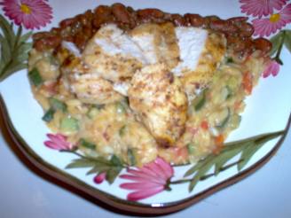 Tuscany Chicken and Orzo With Bean Dressing