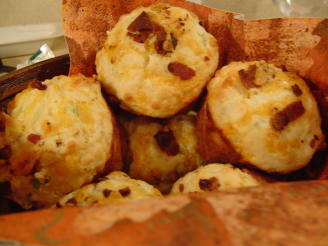 Cheddar Bacon and Green Onion Muffins
