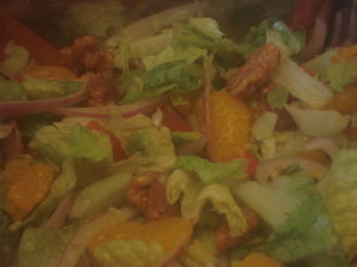 Candied Walnut Orange Salad