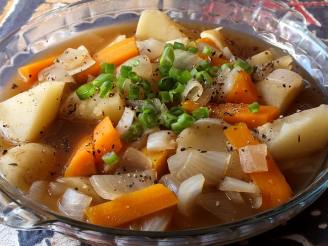 Easy Oven-Simmered Potatoes, Carrots and Onions
