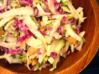 Cabbage and Peanut Coleslaw
