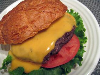 Classic Beef Burgers With Cheese Sauce