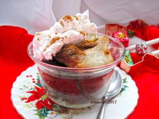 Pear Gingerbread Pudding.