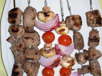 Kittencal's Greek Souvlaki (Grilled Skewered Lamb or Pork)