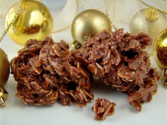 Chocolate Christmas Cookies (No-Bake)