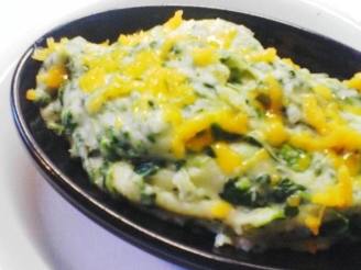 Spinach and Cheese Mashed Potatoes