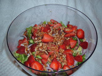 Spring Mix Strawberry Asparagus Salad