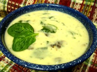 Spinach Sausage and Potato Soup