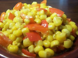 Curried Corn and Sweet Red Peppers