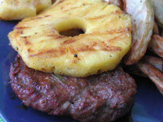 Hawaiian Hamburgers With Grilled Pineapple