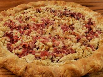 Fresh Raspberry Crumb Pie