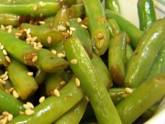 Wok or Skillet Asian-Style Fresh Green Beans