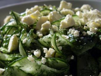 Cucumber-Dill Salad With Feta Cheese