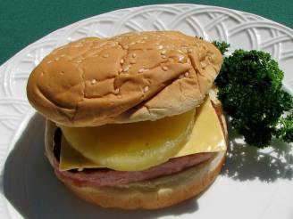 Hawaiian Spam  Sandwich