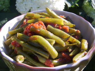 Vegetarian Green Beans and Tomatoes