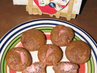 Mini Strawberry Surprise Muffins