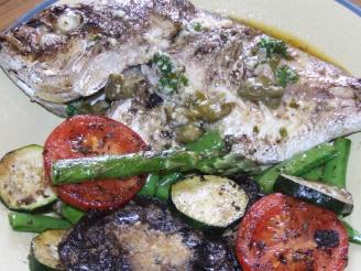 Snapper Fillets With Herb and Caper Butter