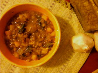 Moroccan Lentil and Kale Stew