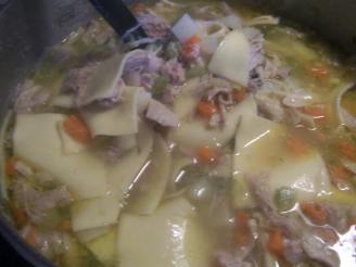 Pa Dutch Chicken Pot Pie Noodle Soup