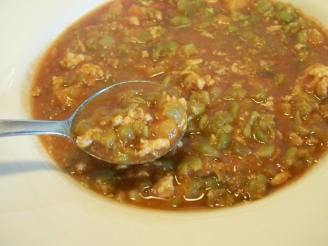 Beefy Lentil Vegetable Soup