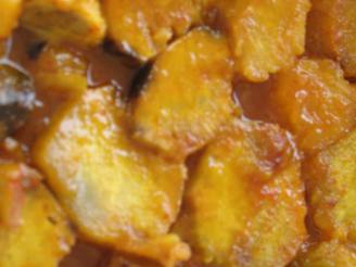 Spicy Roasted Sweet Potatoes With Orange & Honey