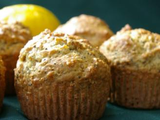 Lemon Anise Poppy Muffins (Diabetic)