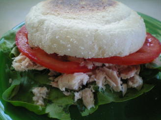Low Fat Toasted Tuna Melt Sandwich
