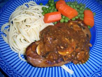 French Onion Steak With Mushrooms