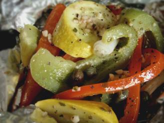 Grilled Vegetable Salad With Oregano Dressing