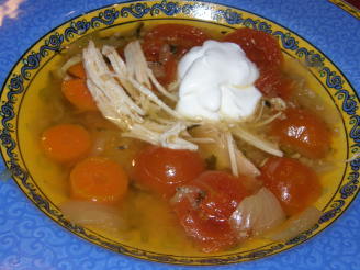 Yucatan - Style Chicken and Vegetable Soup