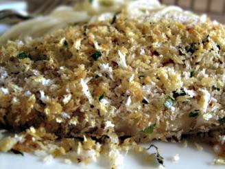 Flounder Fillets With Panko Bread Crumbs