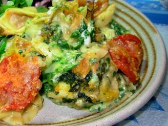 Spinach  and Tortellini Casserole