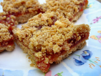 Microwave Peanut Butter and Jam Bars