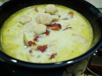 Petite Smoked Oyster Stew W/Bacon, Potatoes and Onions