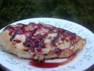 Pan-Seared Chicken With Blueberry Sauce