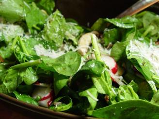 Spinach, Bacon & Mushroom Salad