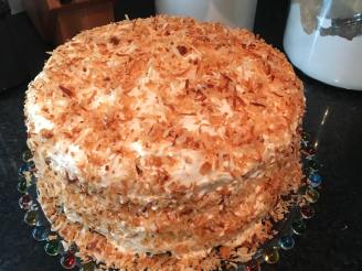 Coconut Layer Cake W/ Cream Cheese Coconut Frosting