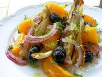 Spanish Charred  Fennel, Orange and Olive Salad