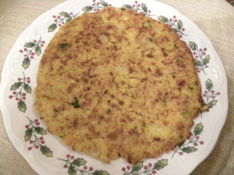 Tapas--Potato Saffron Omelet