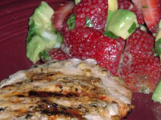 Chipotle Pork With Strawberry-Avocado Salsa