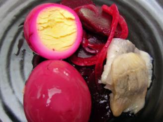 Pickled Eggs, Beets and Onions