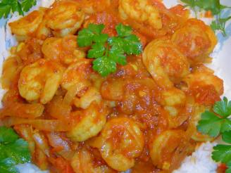 Spiced Prawns With Tomatoes