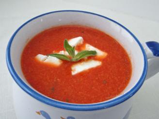 Very Quick Tomato and Roasted Capsicum Soup