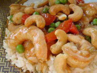 Bev's Jazzed-Up Cashew Shrimp